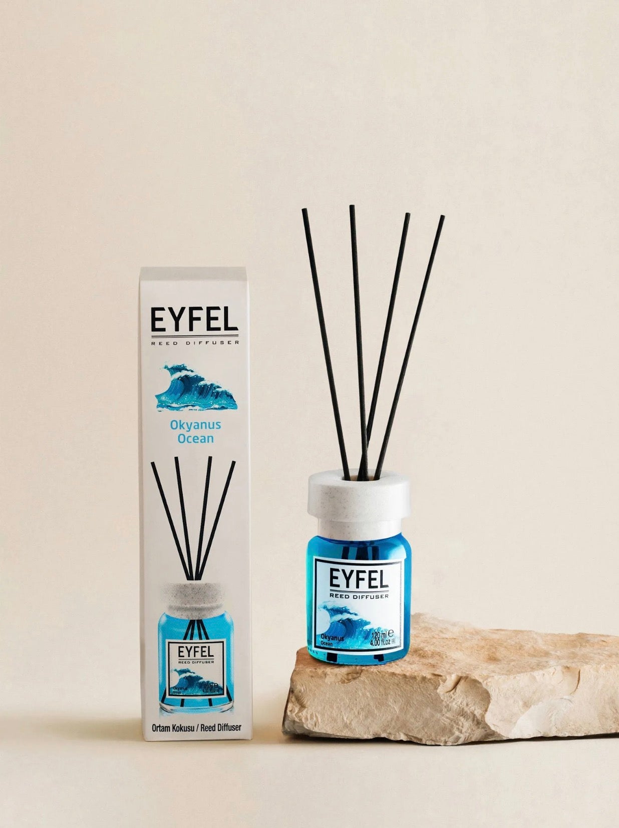 EYFEL Reed Diffusers for Home Reed Diffuser Set, 4 fl oz, Bathroom & Home Scented Sticks