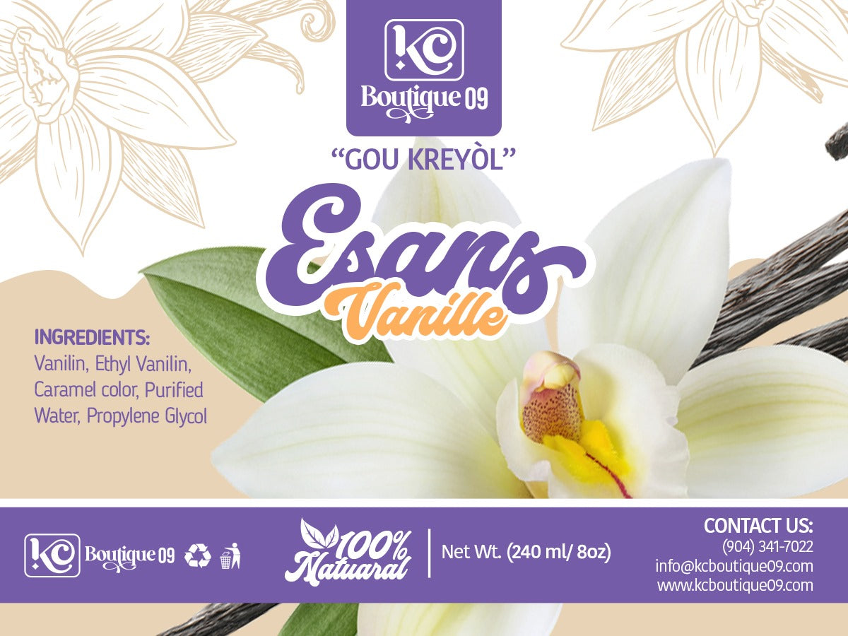 Esans vanille & Star Anise.