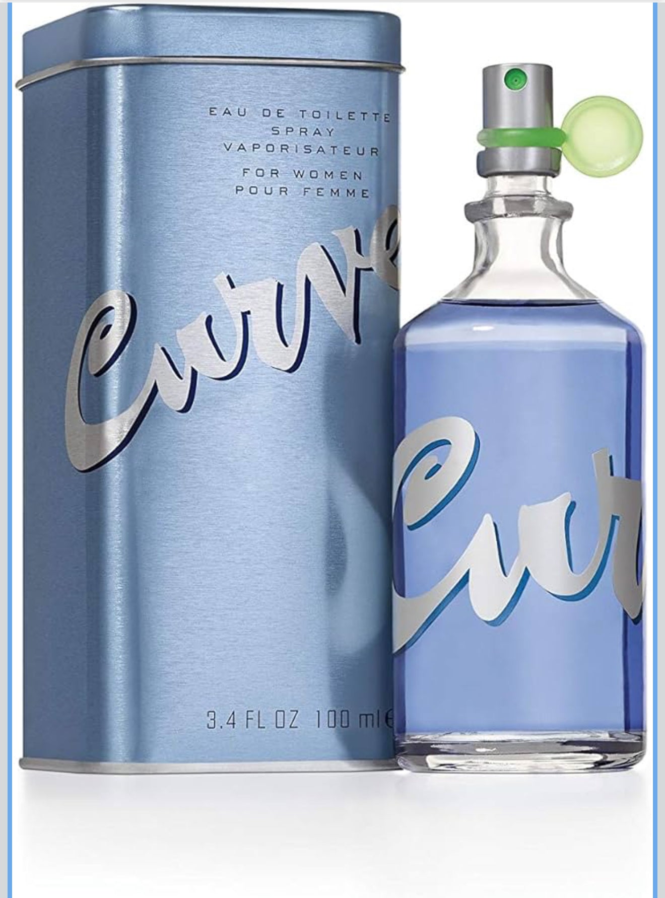 Curve women Perfume Eau de Toilette Spray EDT Spray 3.4oz