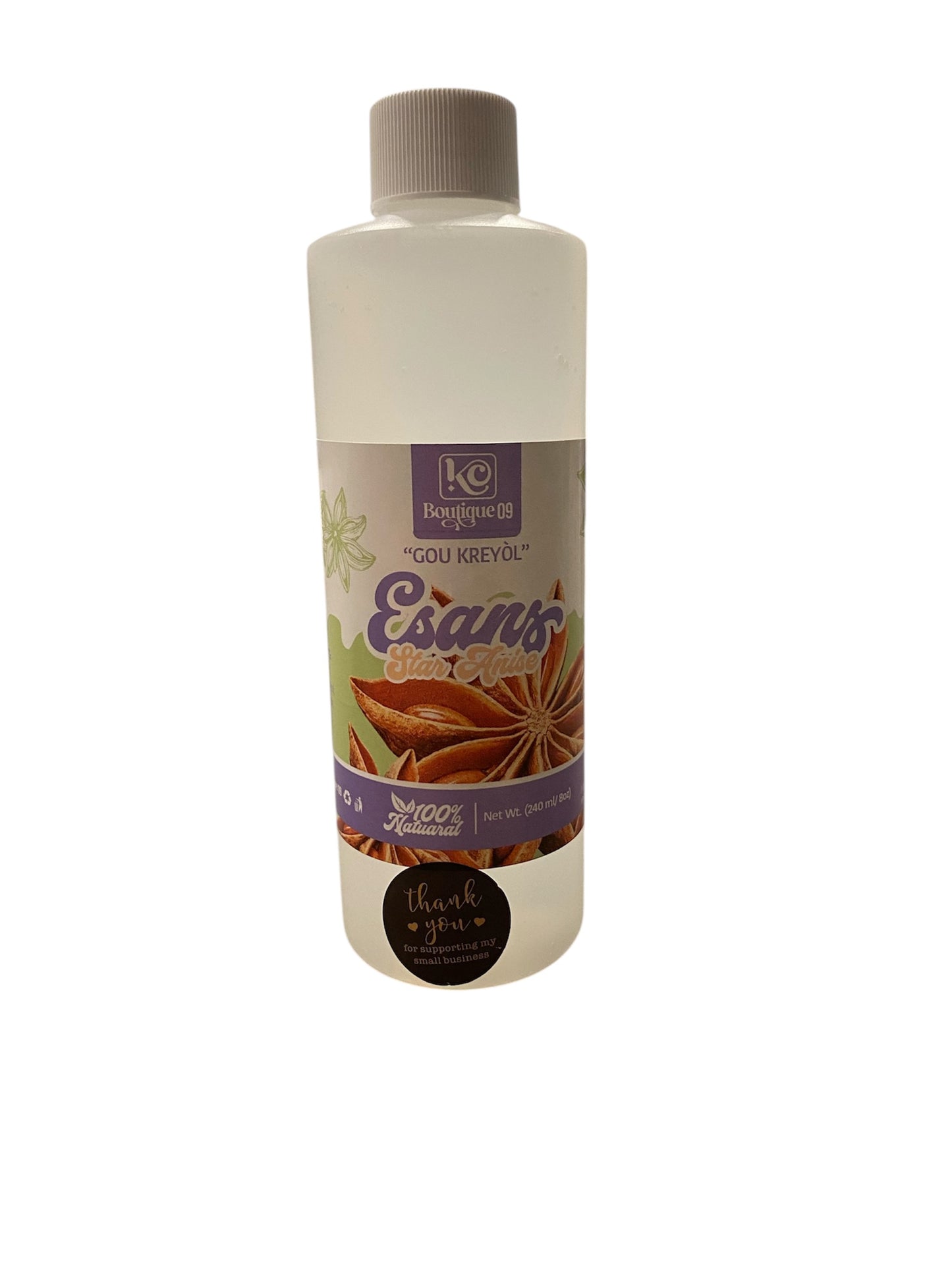 Esans vanille & Star Anise.