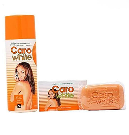 Caro White Lightening Lotion 500ml and 2 Soap 180g