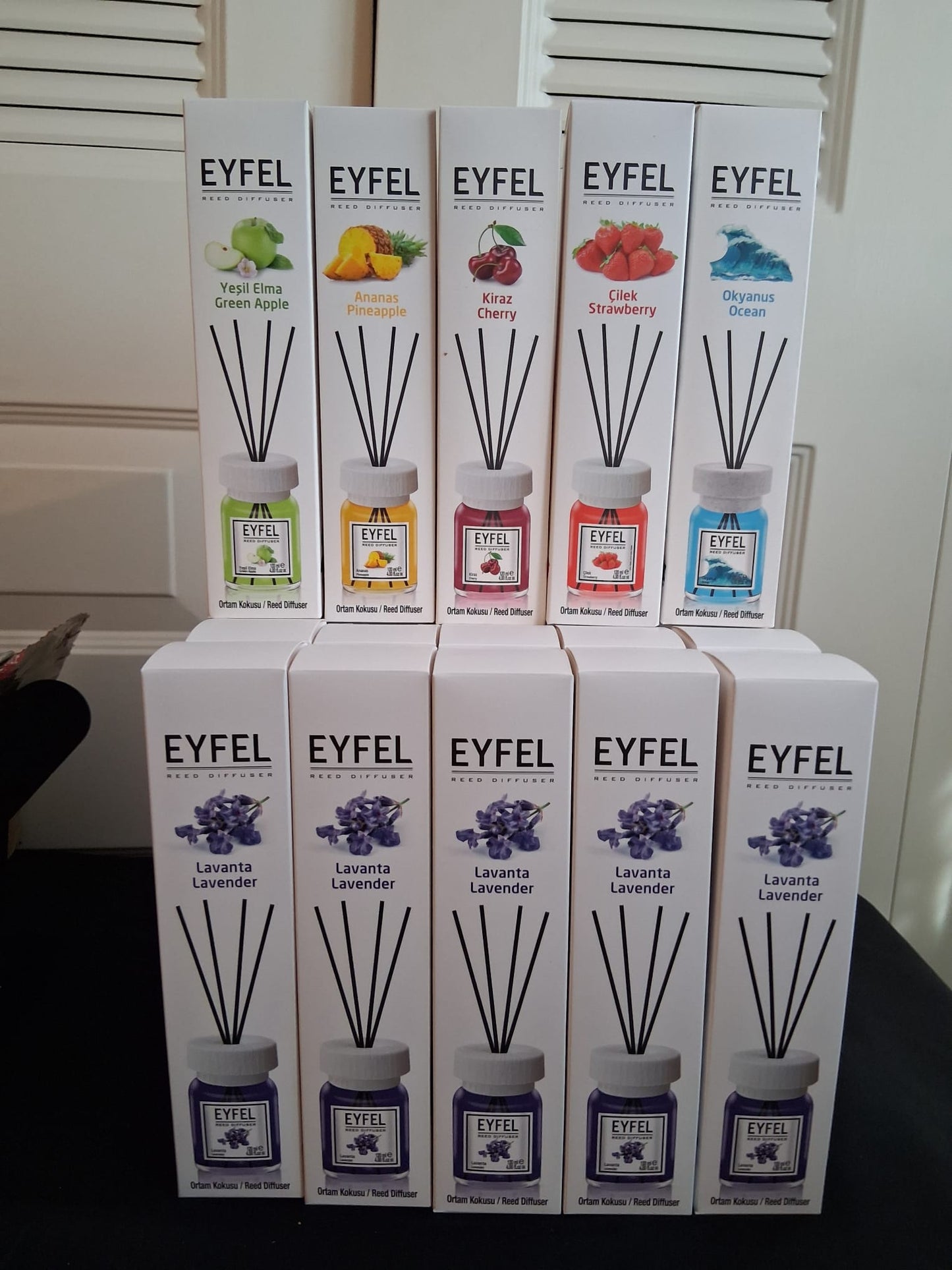 EYFEL Reed Diffusers for Home Reed Diffuser Set, 4 fl oz, Bathroom & Home Scented Sticks
