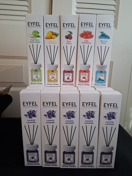 EYFEL Reed Diffusers for Home Reed Diffuser Set, 4 fl oz, Bathroom & Home Scented Sticks