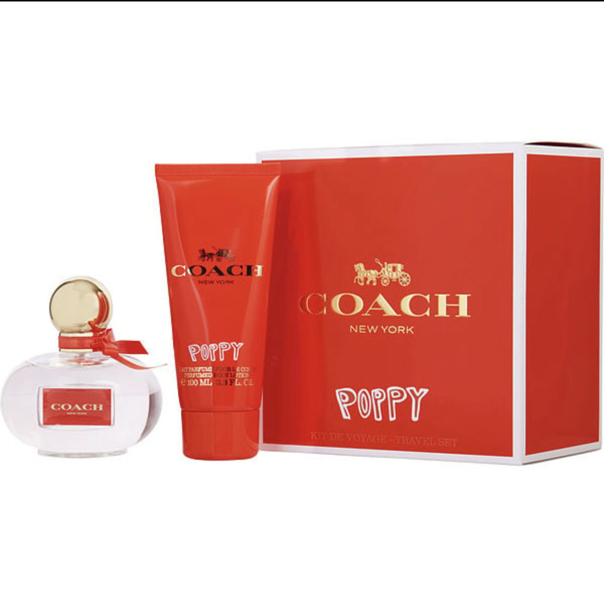 Coach Poppy Eau de parfum set.