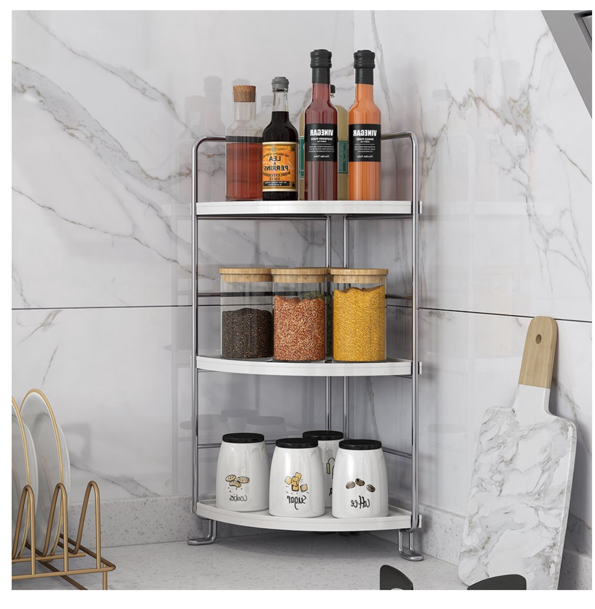 Corner Spice Rack