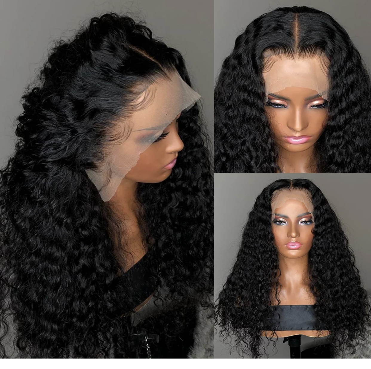 Deep Wave Wig Human Hair